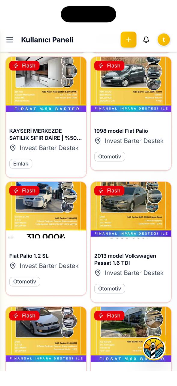 Invest Barter Pazaryeri — ekran 3