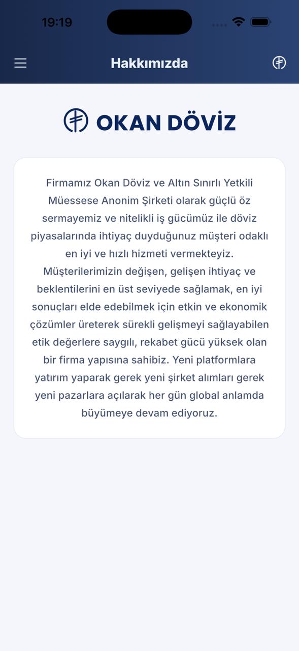 Okan Döviz — ekran 5