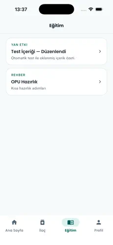 Opucare — ekran 4